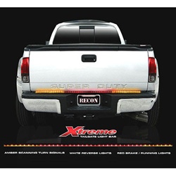 Recon 26416X Tailgate Bar 60 inch Xtreme Scanning Amber, White, & Red  