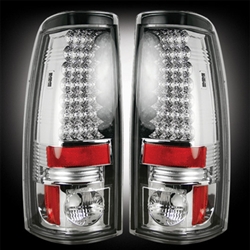 Recon 264173CL Tail Light Clear 1999-2007 GMC Sierra, Chevy Silverado