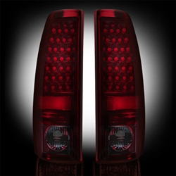 Recon 264173RBK Tail Light Red Smoked 1999-2007 GMC Sierra, Chevy Silverado