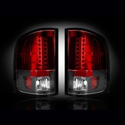 Recon 264175RD Tail Light Red 2007-2012 Chevy Silverado, GMC Sierra
