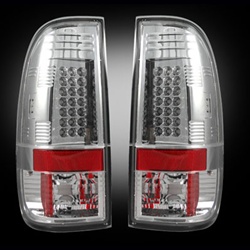 Recon 264176CL Tail Light Clear 2008-2012 Ford Superduty