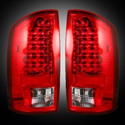 Recon 264179RD Tail Light Red 2007-2009 Dodge Ram