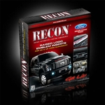 Recon 264181CHBK Raised Letter Insert 2008-2012 Ford Superduty Chrome & Black