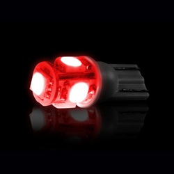 Recon 264201RD LED Light Bulb Red 194/168 360 Degree