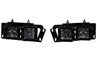 Rigid Industries 46510 D-Series Fog Light Mount Kit for 2010-2015 Dodge 6.7L Cummins