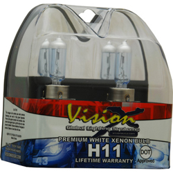 Vision X VX-DH11 Halogen Bulb Set H11 55 Watt Low Beam Dot Approved Superwhite