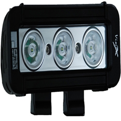 Vision X XIL-LPX340 LED Bar 5 inch Xmitter Low Profile Prime Xtreme Black Three 5-Watt 40 Degree Wide Beam