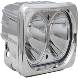 Vision X XIL-OP210C LED Light Optimus Series Prime Chrome Two 10-Watt 10 Degree Beam