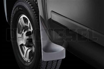 WeatherTech 110010 Front MudFlaps for 2007-2014 GM 6.6L Duramax LMM, LML