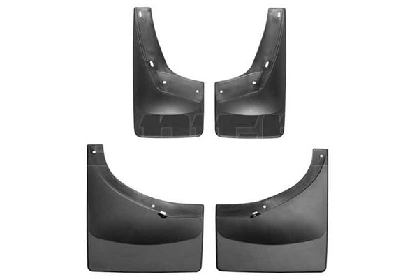 WeatherTech 110011-120025 MudFlaps Set for 2007-2014 GM 6.6L Duramax LMM, LML