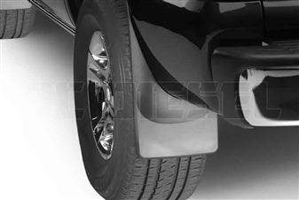 WeatherTech 120006 Rear MudFlaps for 2001-2007 GM 6.6L Duramax LB7, LLY, LBZ