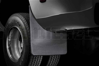 WeatherTech 120027 Rear MudFlaps for 2001-2007 GM 6.6L Duramax LB7, LLY, LBZ