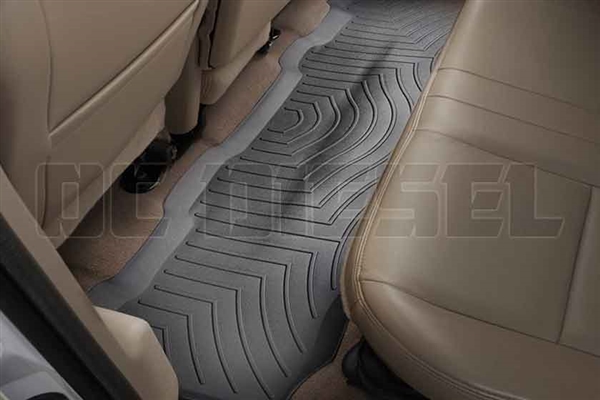 WeatherTech 440022 Black Rear FloorLiner for 1999-2010 Ford 7.3L, 6.0L, 6.4L Powerstroke