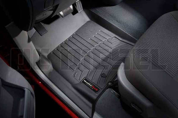 WeatherTech 440041 Black Front FloorLiner for 2003-2009 Dodge 5.9L, 6.7L Cummins