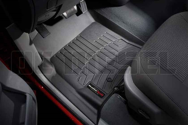 WeatherTech 440121 Black Front FloorLiner for 2003-2009 Dodge 5.9L, 6.7L Cummins