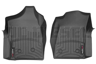 WeatherTech 440281 Black Front FloorLiner for 2001-2007 GM 6.6L Duramax LB7, LLY, LBZ