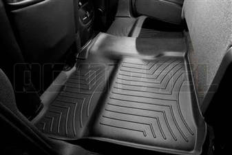 WeatherTech 440660 Black Rear FloorLiner for 2007-2014 GM 6.6L Duramax LMM, LML