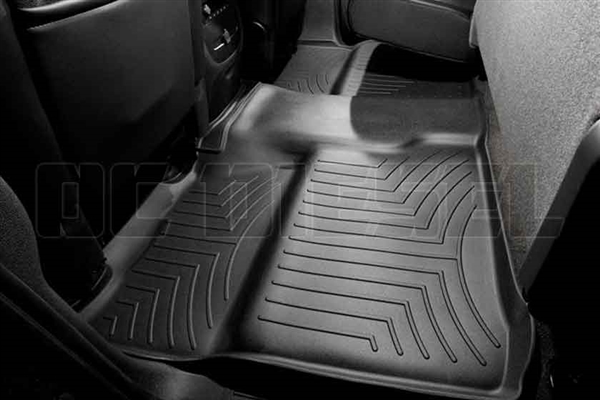 WeatherTech 440660 Black Rear FloorLiner for 2007-2014 GM 6.6L Duramax LMM, LML