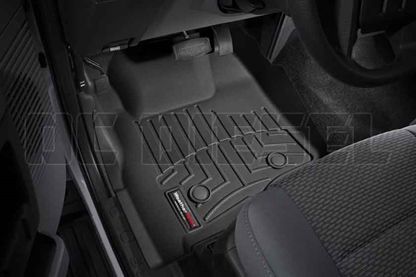 WeatherTech 443051 Black Front FloorLiner for 2011-2012 Ford 6.7L Powerstroke