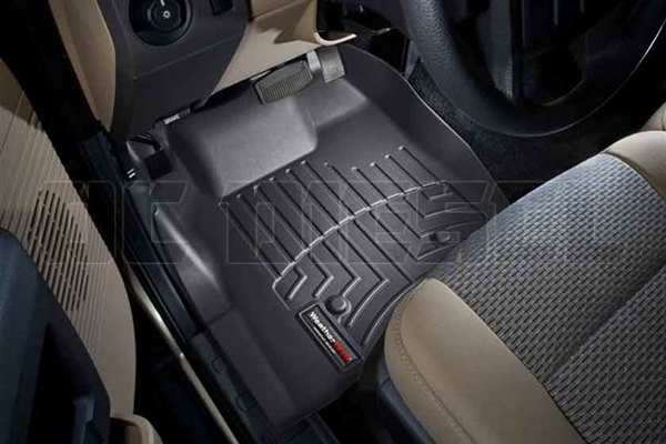 WeatherTech 443211 Black Front FloorLiner for 2011-2012 Ford 6.7L Powerstroke