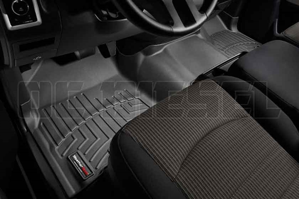 WeatherTech 443281 Black Front FloorLiner for 2010-2012 Dodge 6.7LCummins