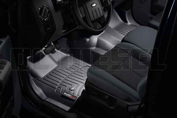 WeatherTech 443291 Black Front FloorLiner for 2011-2012 Ford 6.7L Powerstroke