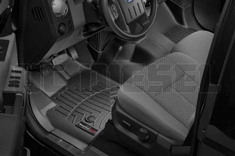 WeatherTech 444341 Black Front FloorLiner for 2012-2016 Ford 6.7L Powerstroke