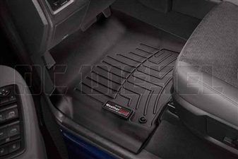 WeatherTech 444651 Black Front FloorLiner for 2012-2016 Dodge 6.7L Cummins