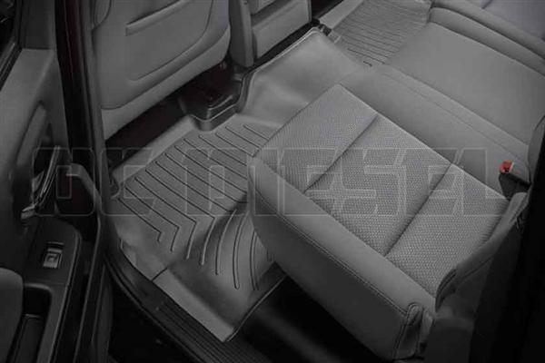 WeatherTech 445424 Black Rear FloorLiner for 2014-2017 GM 6.6L Duramax LML, LP5