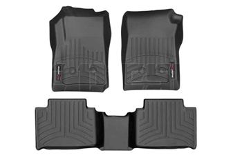 WeatherTech 44751-1-2 Black FloorLiner Set for 2015-2017 GM 2.8L Duramax LWN