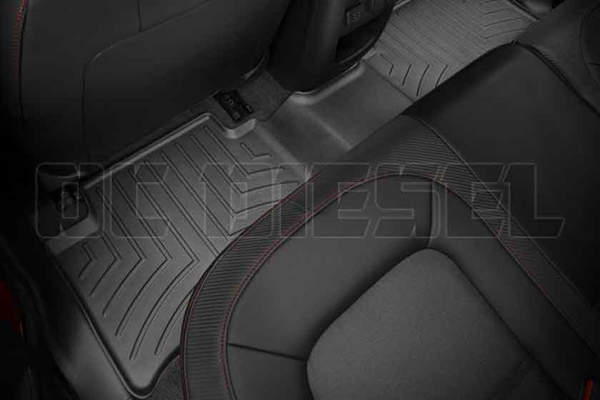 WeatherTech 447512 Black Rear FloorLiner for 2015-2017 GM 2.8L Duramax LWN