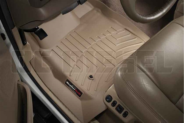 WeatherTech 450021 Tan Front FloorLiner for 1999-2007 Ford 7.3L, 6.0L Powerstroke