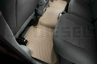 WeatherTech 450042 Tan Rear FloorLiner for 2003-2009 Dodge 5.9L, 6.7L Cummins