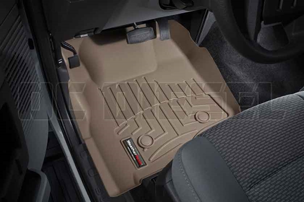 WeatherTech 453051 Tan Front FloorLiner for 2011-2012 Ford 6.7L Powerstroke