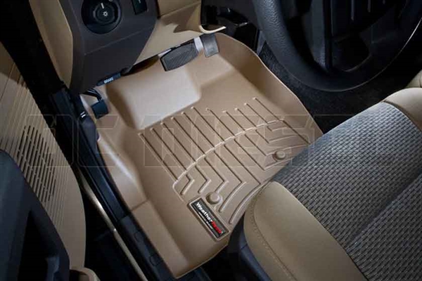 WeatherTech 453211 Tan Front FloorLiner for 2011-2012 Ford 6.7L Powerstroke