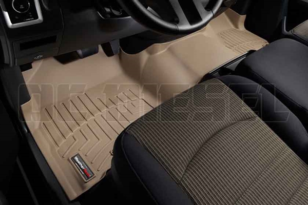 WeatherTech 453281 Tan Front FloorLiner for 2010-2012 Dodge 6.7LCummins