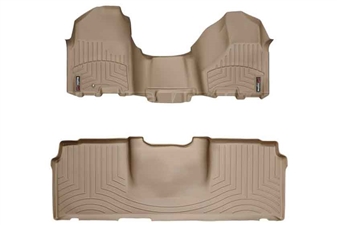 WeatherTech 453281-450123 Tan FloorLiner Set for 2010-2012 Dodge 6.7LCummins