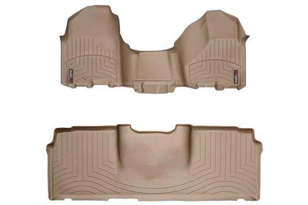 WeatherTech 453281-450123 Tan FloorLiner Set for 2010-2012 Dodge 6.7LCummins