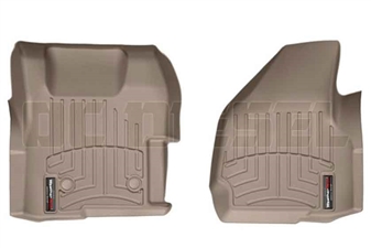 WeatherTech 454221 Tan Front FloorLiner for 2011-2012 Ford 6.7L Powerstroke