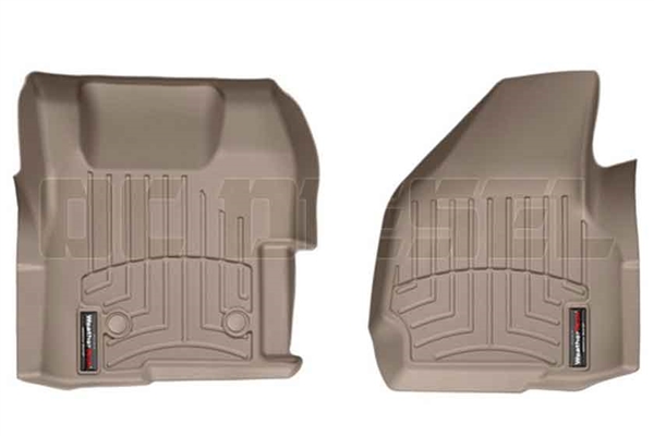 WeatherTech 454221 Tan Front FloorLiner for 2011-2012 Ford 6.7L Powerstroke