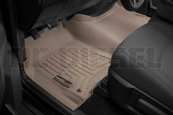 WeatherTech 454641 Tan Front FloorLiner for 2012-2016 Dodge 6.7L Cummins