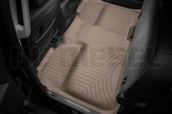 WeatherTech 455422 Tan Rear FloorLiner for 2014-2017 GM 6.6L Duramax LML, LP5