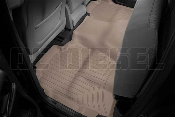 WeatherTech 455423 Tan Rear FloorLiner for 2014-2017 GM 6.6L Duramax LML, LP5