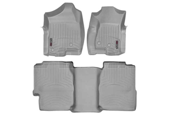 WeatherTech 460031-460622 Grey FloorLiner Set for 2001-2007 GM 6.6L Duramax LB7, LLY, LBZ