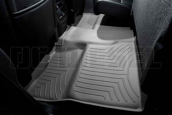 WeatherTech 460660 Grey Rear FloorLiner for 2007-2014 GM 6.6L Duramax LMM, LML