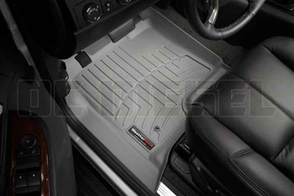 WeatherTech 460661 Grey Front FloorLiner for 2007-2014 GM 6.6L Duramax LMM, LML