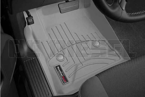 WeatherTech 465441 Grey Front FloorLiner for 2014-2017 GM 6.6L Duramax LML, LP5