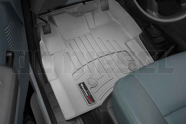 WeatherTech 465831 Grey Front FloorLiner for 2012-2016 Ford 6.7L Powerstroke