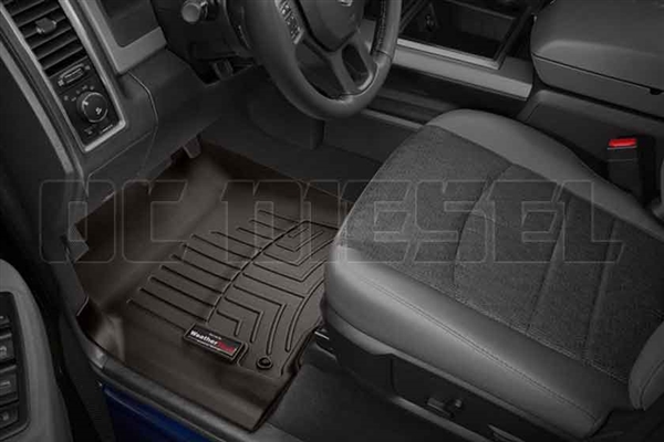 WeatherTech 474651 Cocoa Front FloorLiner for 2012-2016 Dodge 6.7L Cummins