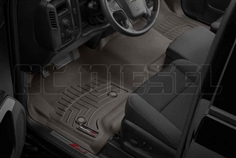 WeatherTech 475431 Cocoa Front FloorLiner for 2014-2017 GM 6.6L Duramax LML, LP5